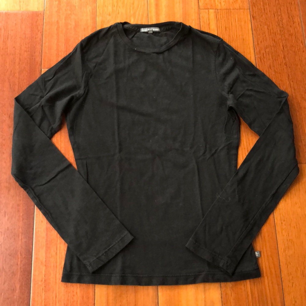 Like New James Perse Crewneck Long-Sleeve T-Shirt